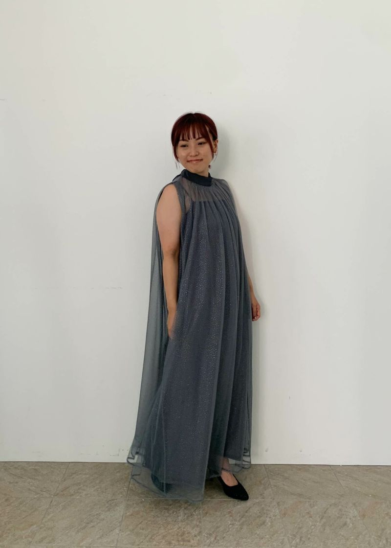 【美品】Dorry Doll / シアーラメAラインドレス シアーラメAラインドレスのドレス|Dorry Doll / LE'RURE