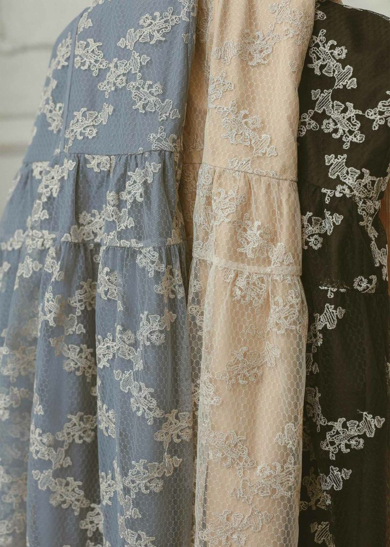 Dorry Dollストレッチ入り♪ノースリーブワンピース38M フリル