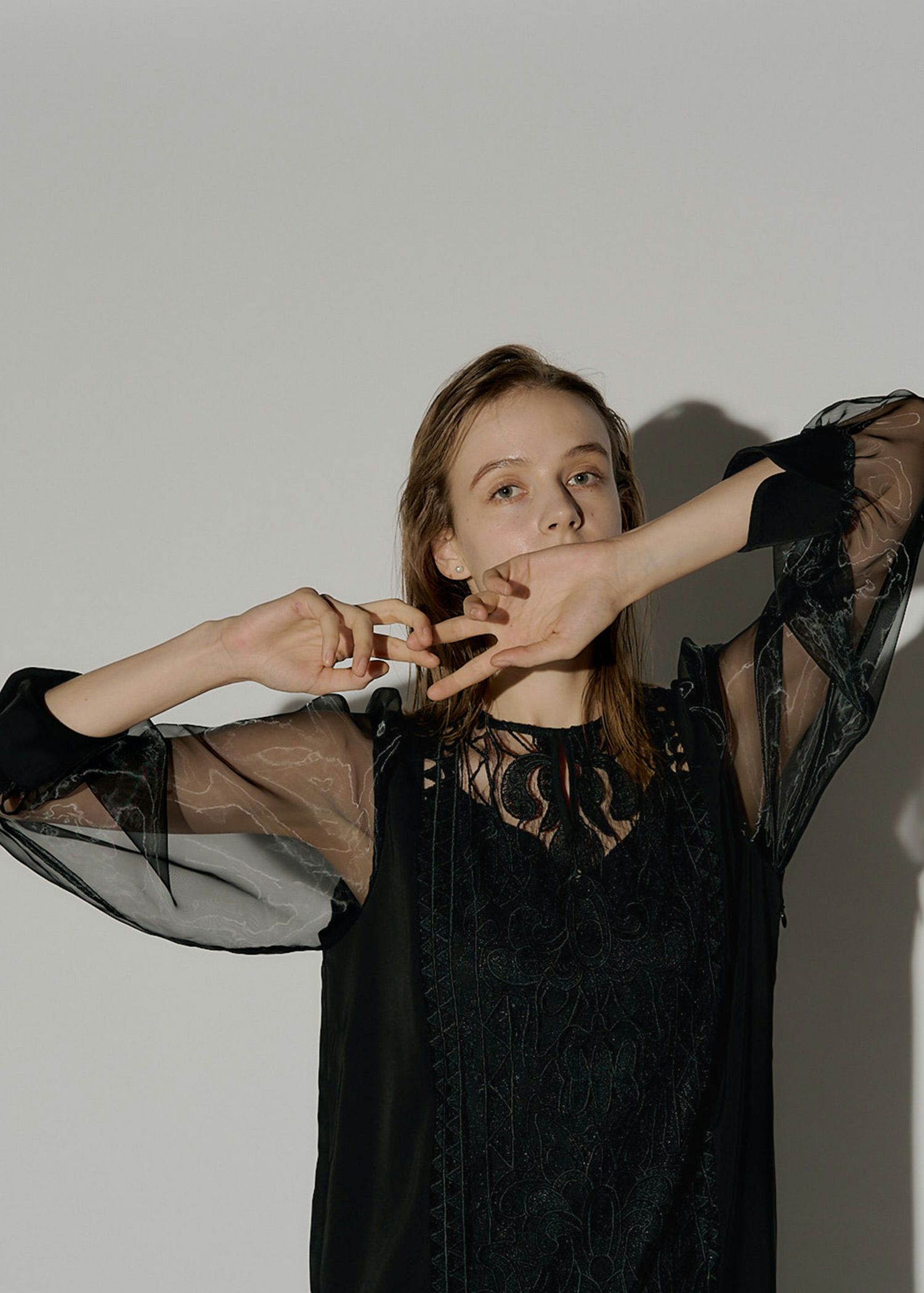 Medi embroidery lace dressのドレス|Dorry Doll / LE