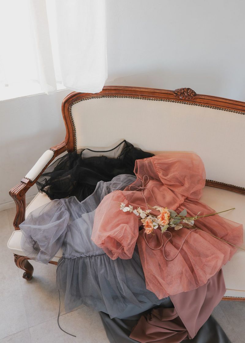 8★新品タグ付き★最新作　ドリードール　バルーンチュールレイヤードドレス バルーンチュールレイヤードドレス（ドレス）｜Dorry Doll（ドリー