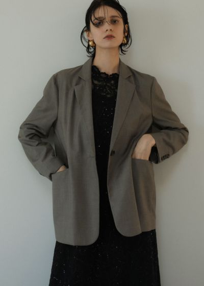 DorryDoll Manyway frill dress ブラック×ベージュ