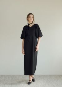 Puffsleeve keyneck onepieceのドレス|Dorry Doll / LE'RURE