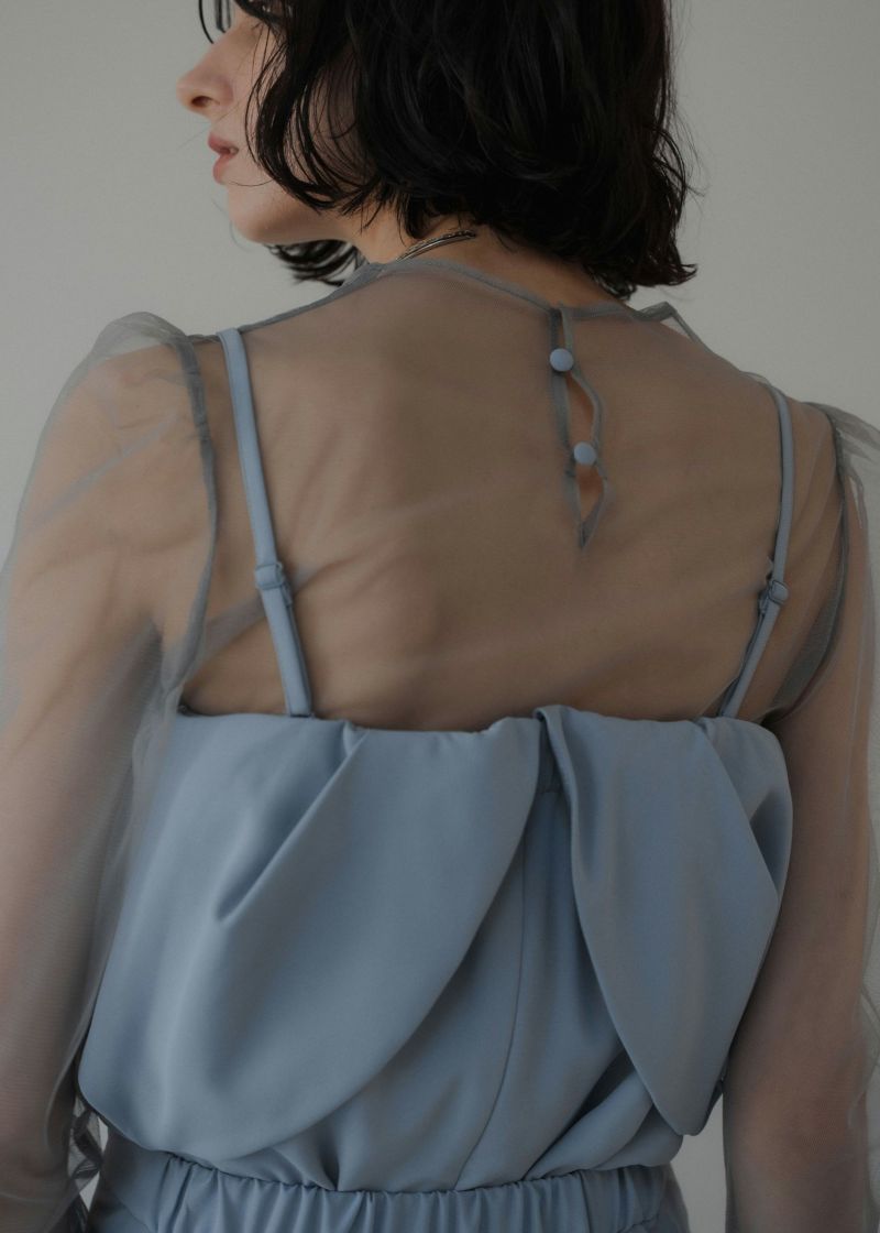 3★新品★ LE’RURE Drepe bustier set up pants Drepe bustier set up pantsのドレス|Dorry Doll / LE'RURE