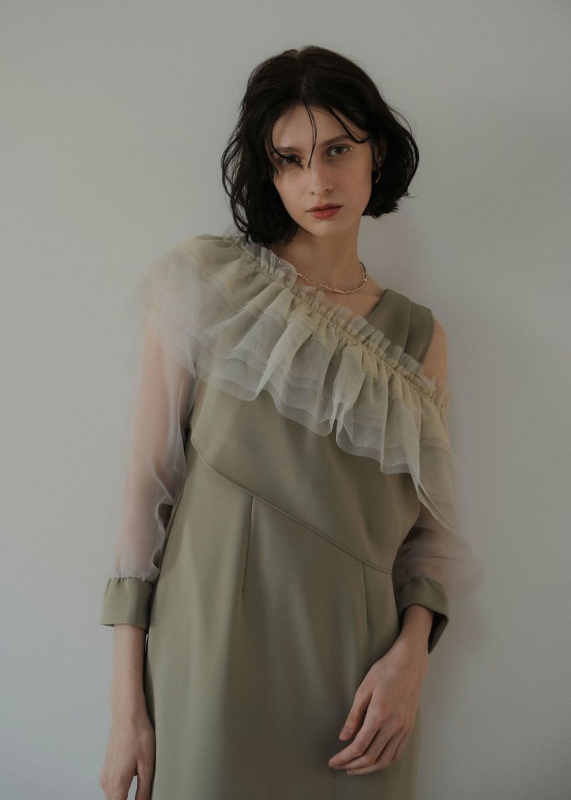 イ★新品★LE’RURE 新作3way tulle ruffles ドレス 3way tulle ruffles dressのドレス|Dorry Doll / LE'RURE