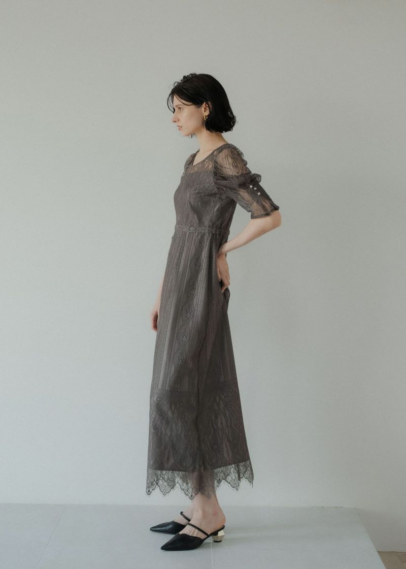River lace scallop dressのドレス|Dorry Doll / LE'RURE