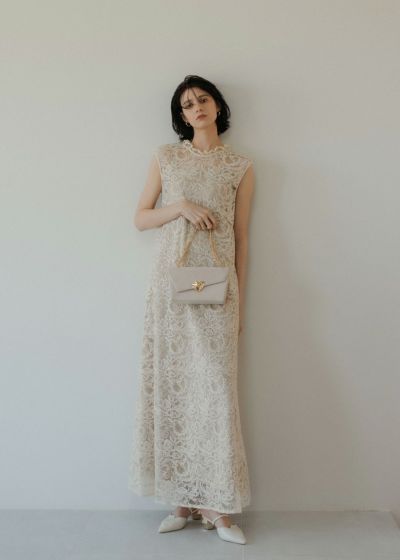 Prism lace A-line dress