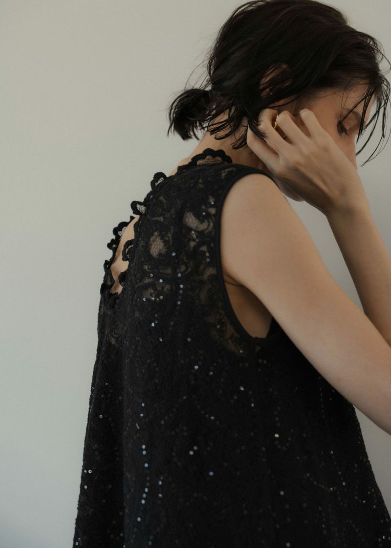 イ★新品★ LE’RURE 新作Prism lace A-lineドレス Prism lace A-line dressのドレス|Dorry Doll / LE'RURE