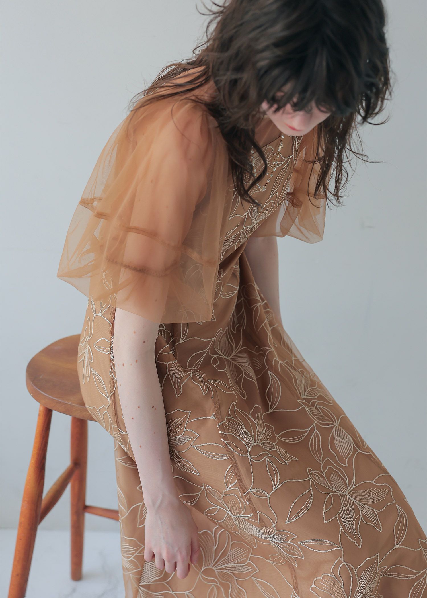 リリーパターンレースドレス｜DorryDoll