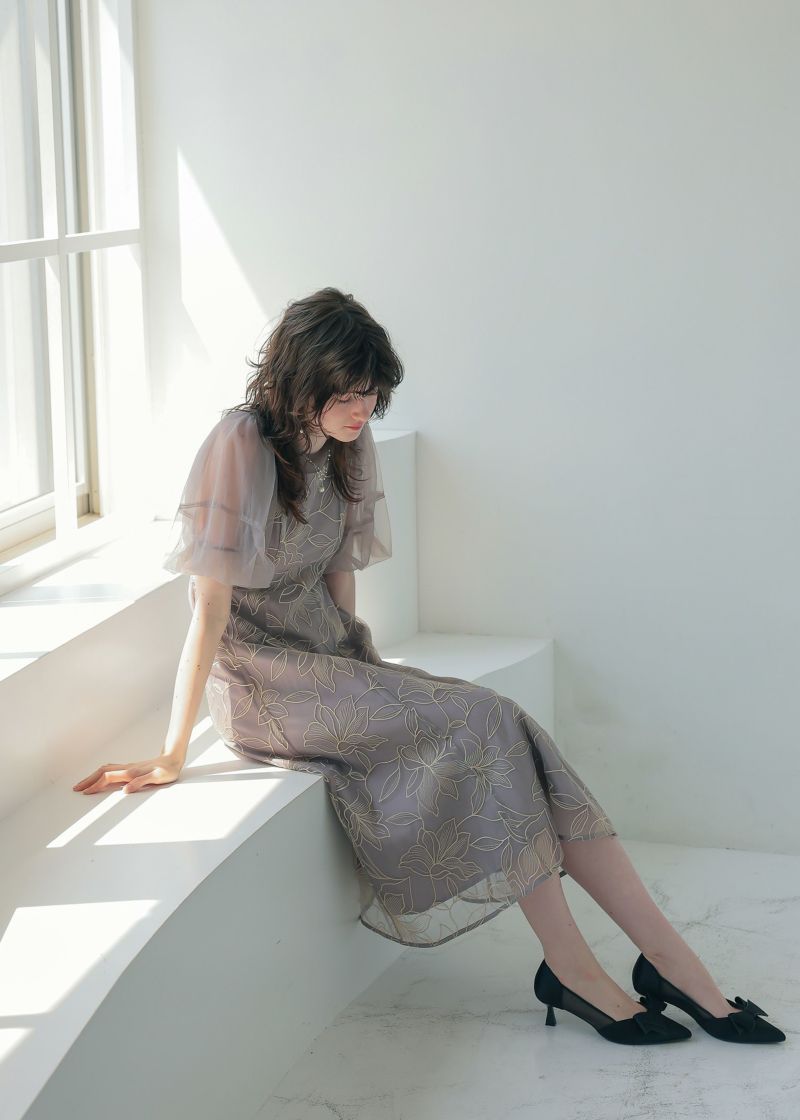 リリーパターンレースドレス｜DorryDoll