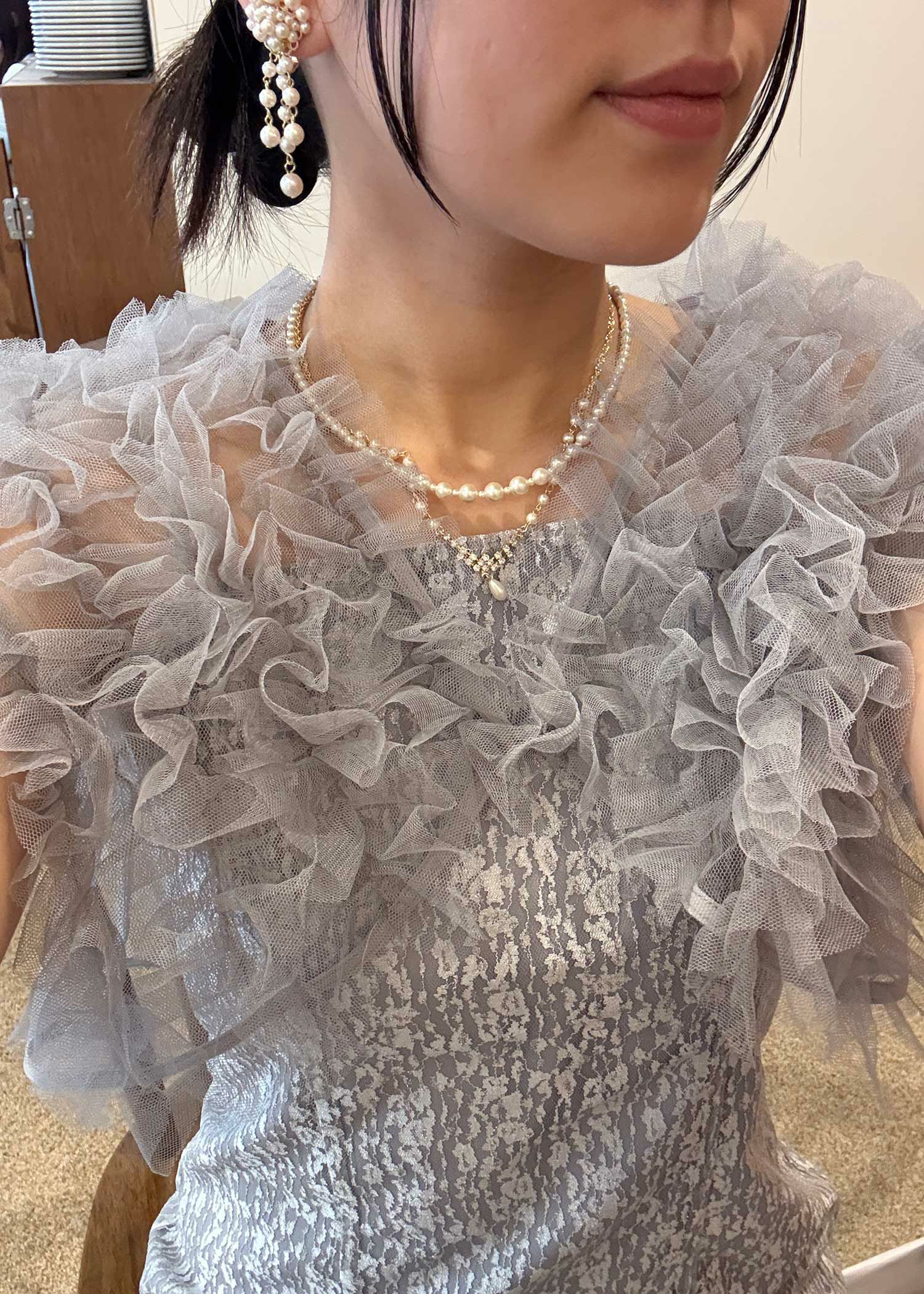 フリルボレロセットレースドレス|DorryDoll