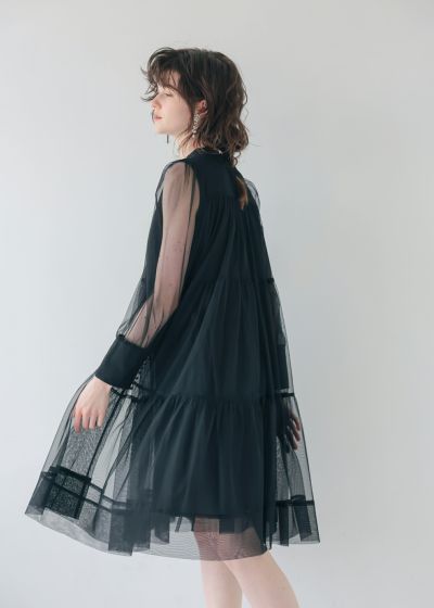 シアーラメAラインドレスのドレス|Dorry Doll / LE'RURE