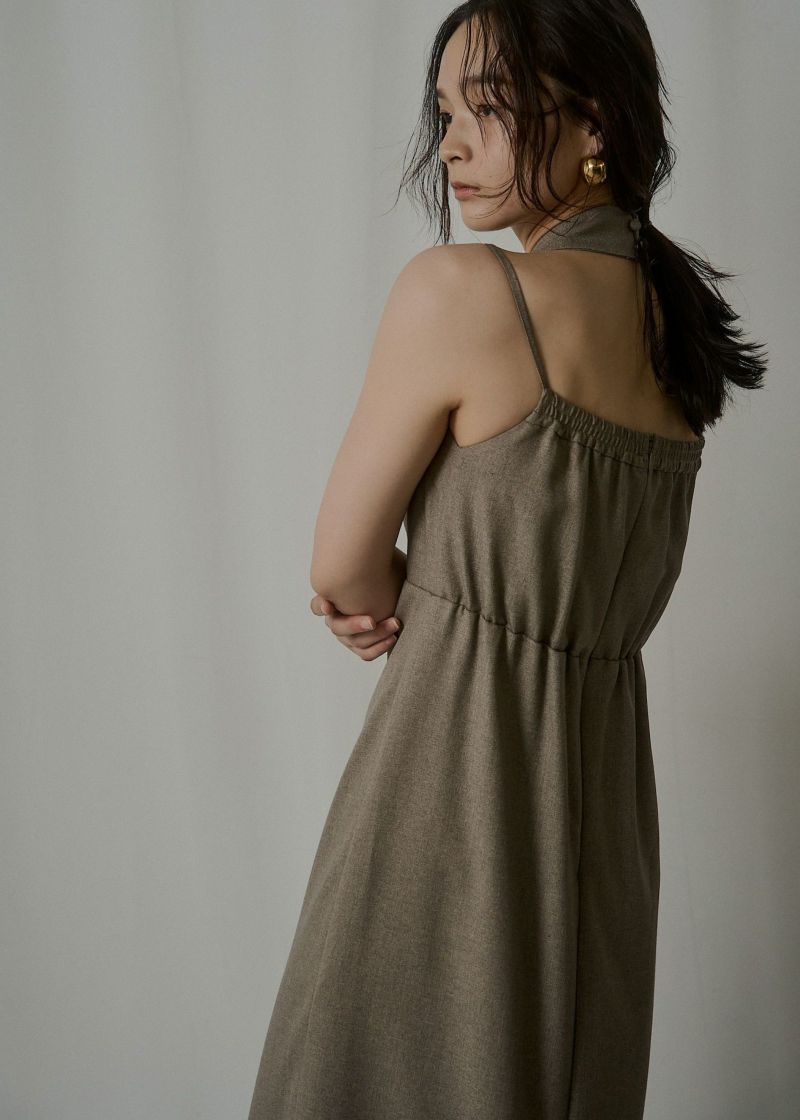 新品　新作　LE’RURE Melange cami drape dress Melange cami drape dressのドレス|Dorry Doll / LE'RURE