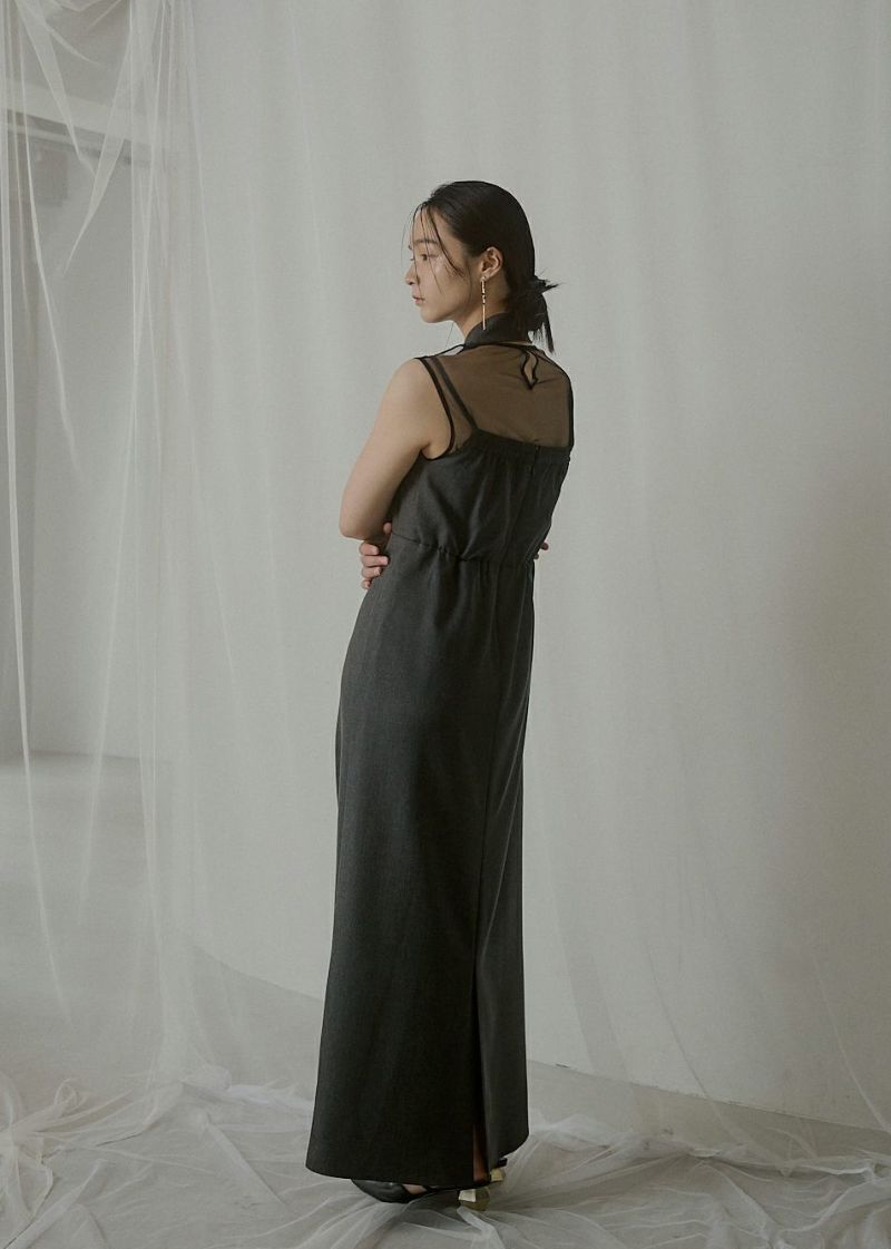 Melange cami drape dressのドレス|Dorry Doll / LE'RURE