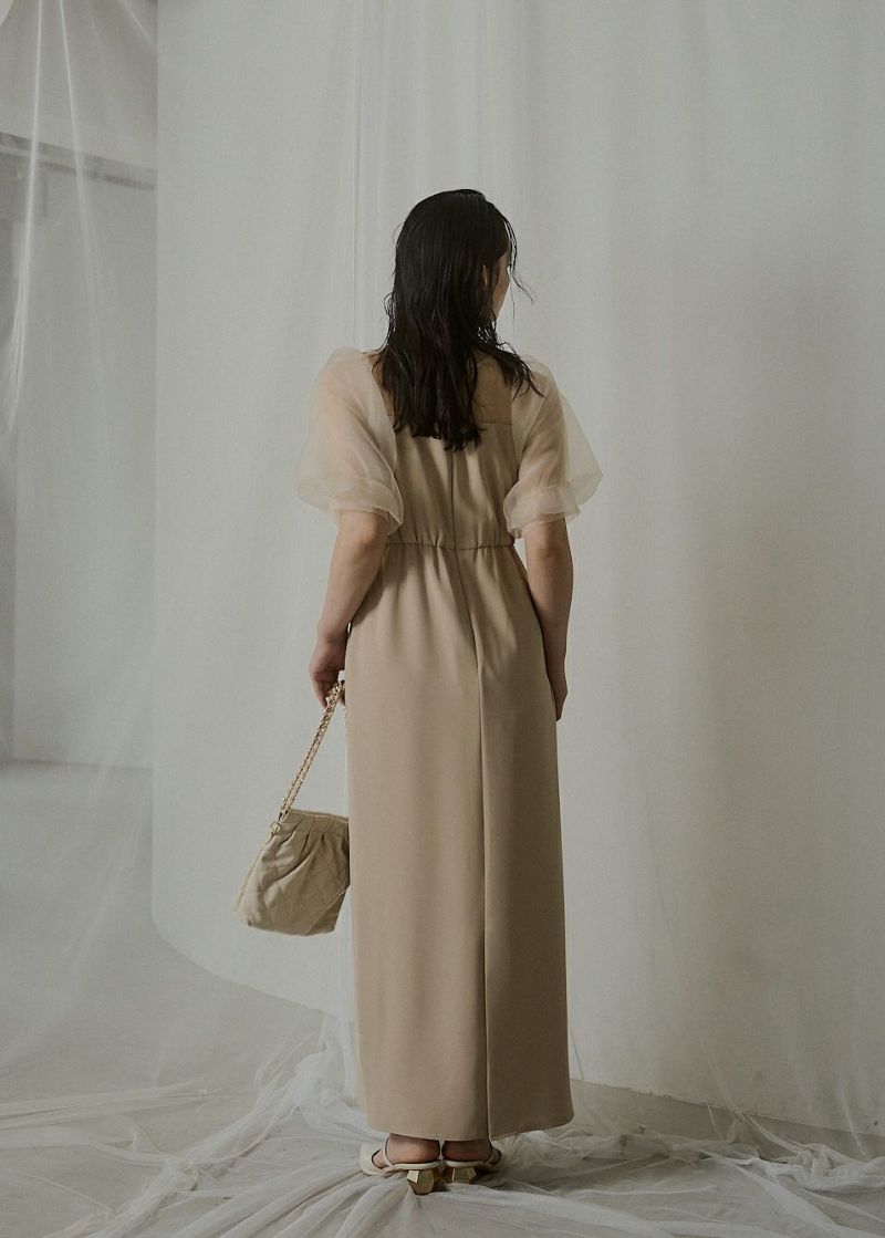 新品LE'RUREドレス Puffsleeve embroidery dress Puffsleeve embroidery dressのドレス|Dorry Doll / LE'RURE