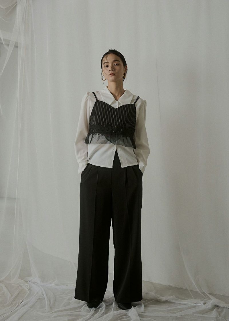 3★新品★ LE’RURE Drepe bustier set up pants 3☆新品☆ LE'RURE Drepe bustier set up pants