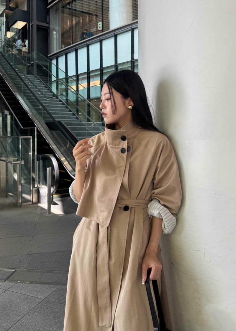 Over lap trench coatのドレス|Dorry Doll / LE'RURE