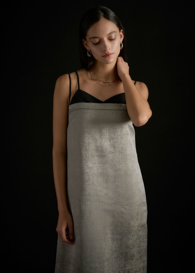 LE’RURE リルアー Layered look jacquard dress Layered look jacquard dressのドレス|Dorry Doll / LE'RURE