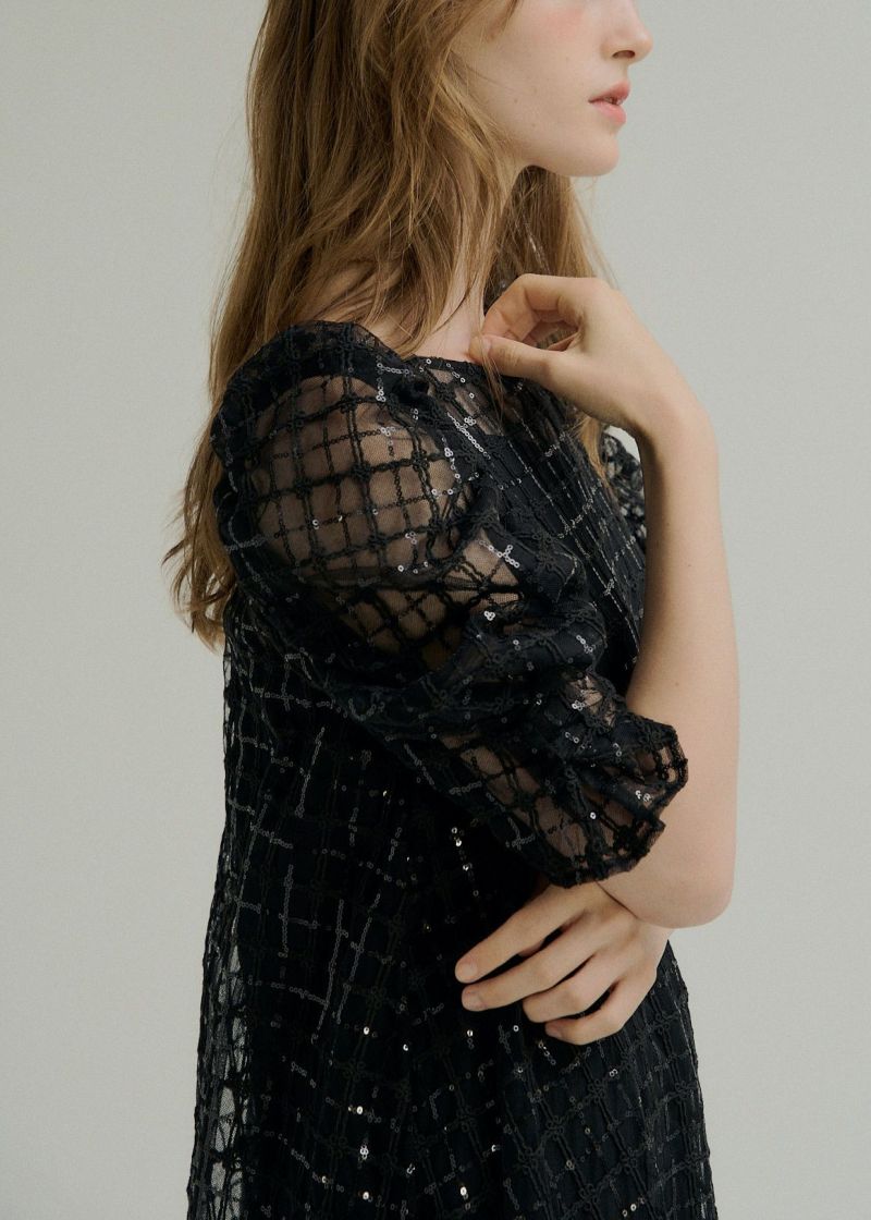 新品　リルアー　LE’RURE Kirakira check onepiece Kirakira check onepieceのドレス|Dorry Doll / LE'RURE