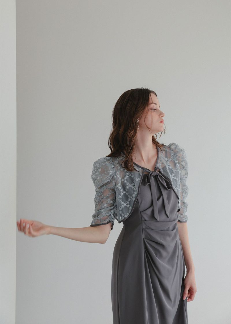 レースボレロ×ドレープドレス｜DorryDoll