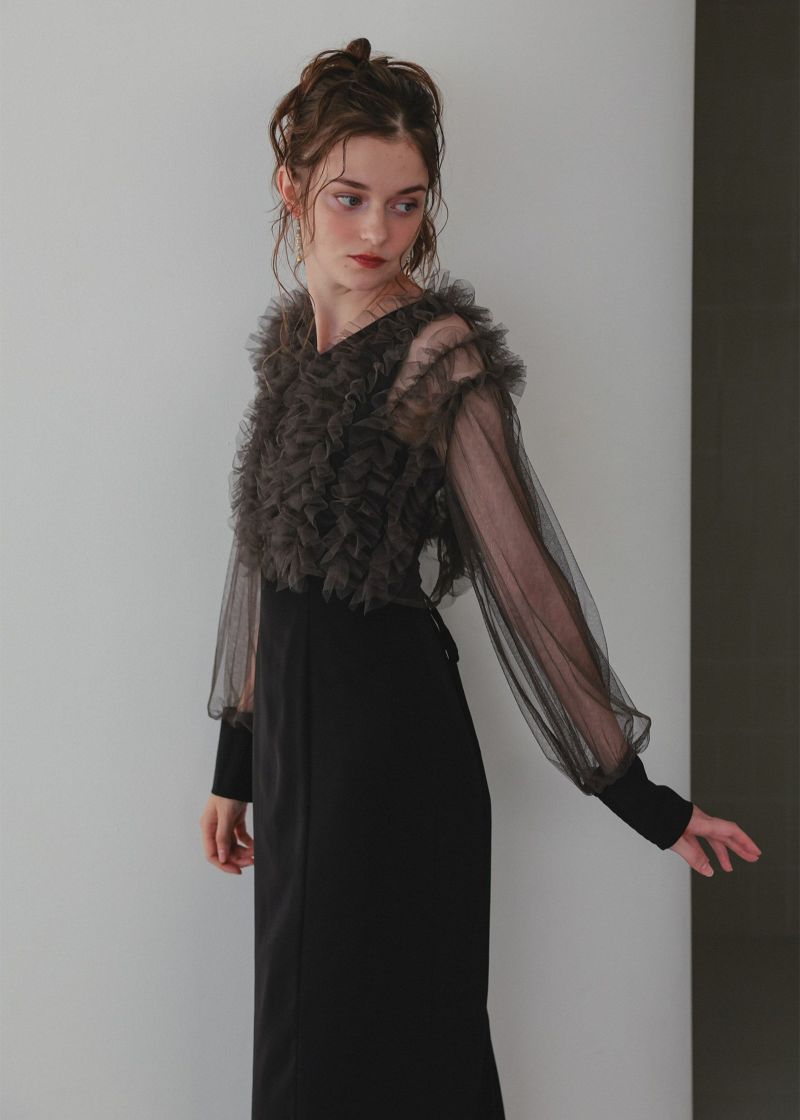 フリルブラウスセットドレス｜DorryDoll