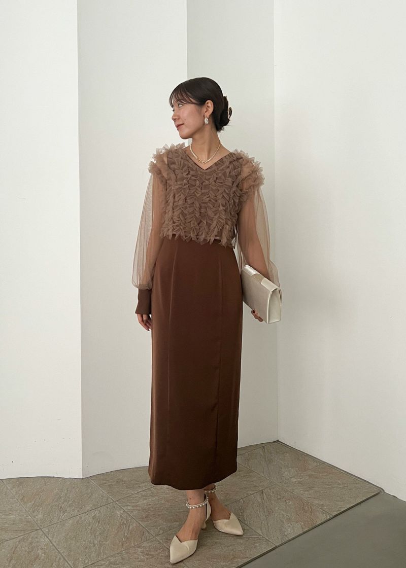 フリルブラウスセットドレス｜DorryDoll