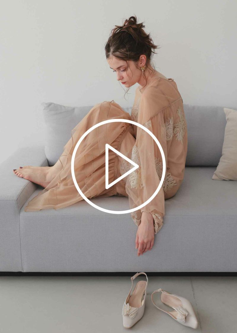 バルーンスリーブボリュームドレス｜DorryDoll