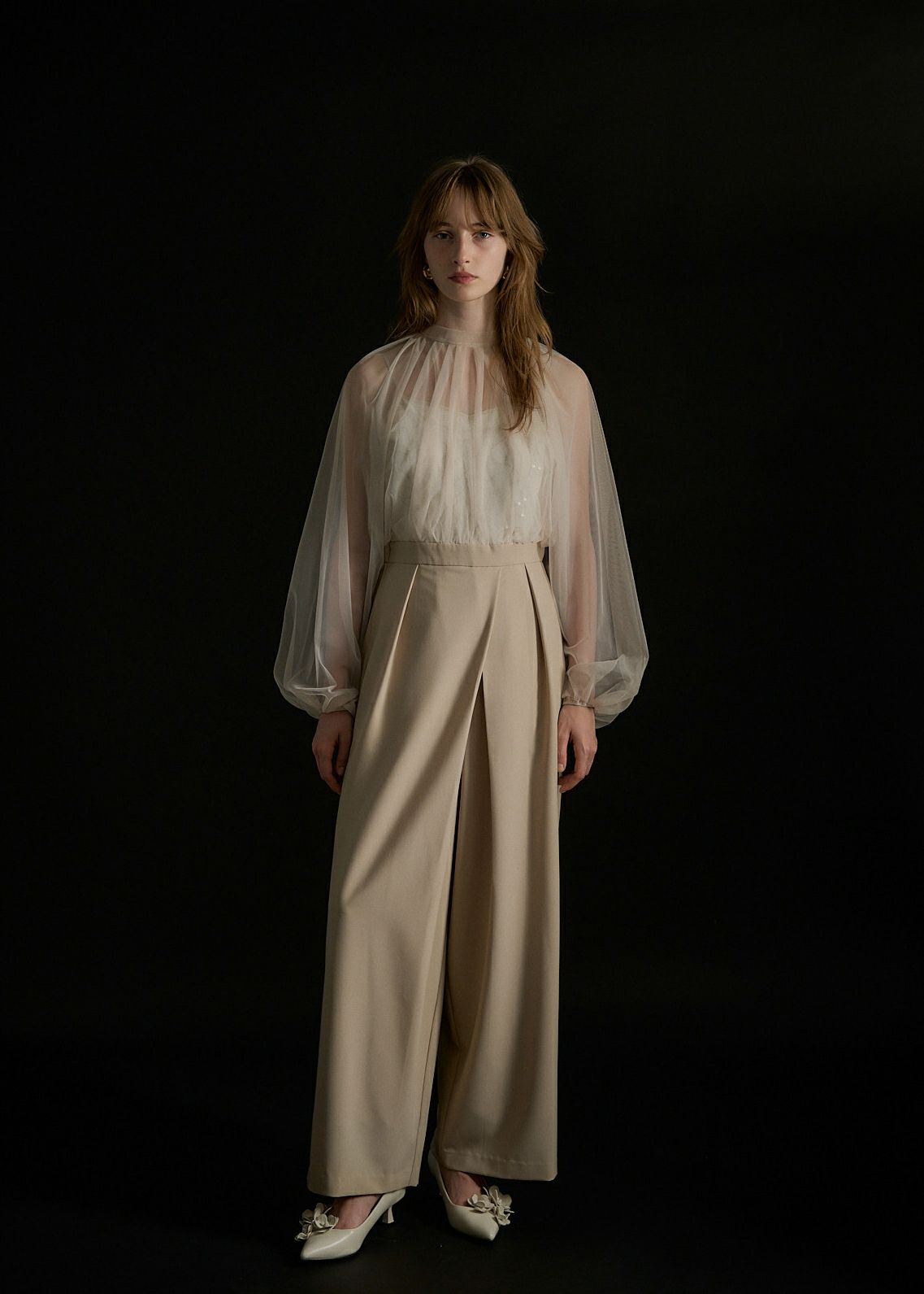 Lace layered rap pants dressのドレス|Dorry Doll / LE'RURE