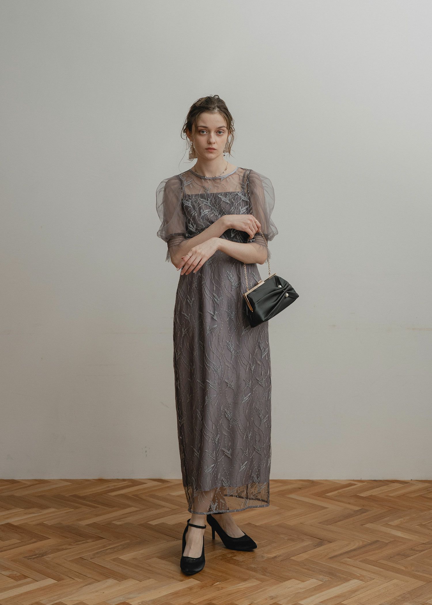 リーフレースセットドレス|DorryDoll