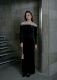 Ladylike velour dressのドレス|Dorry Doll / LE'RURE