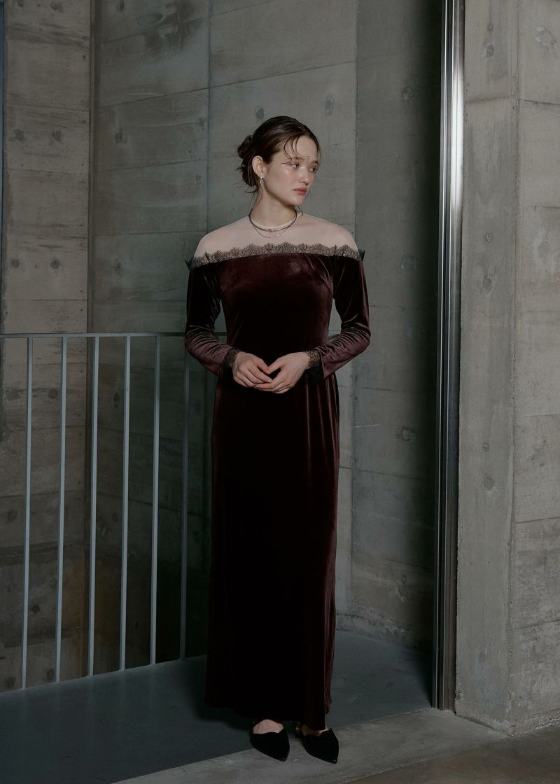 Ladylike velour dressのドレス|Dorry Doll / LE'RURE