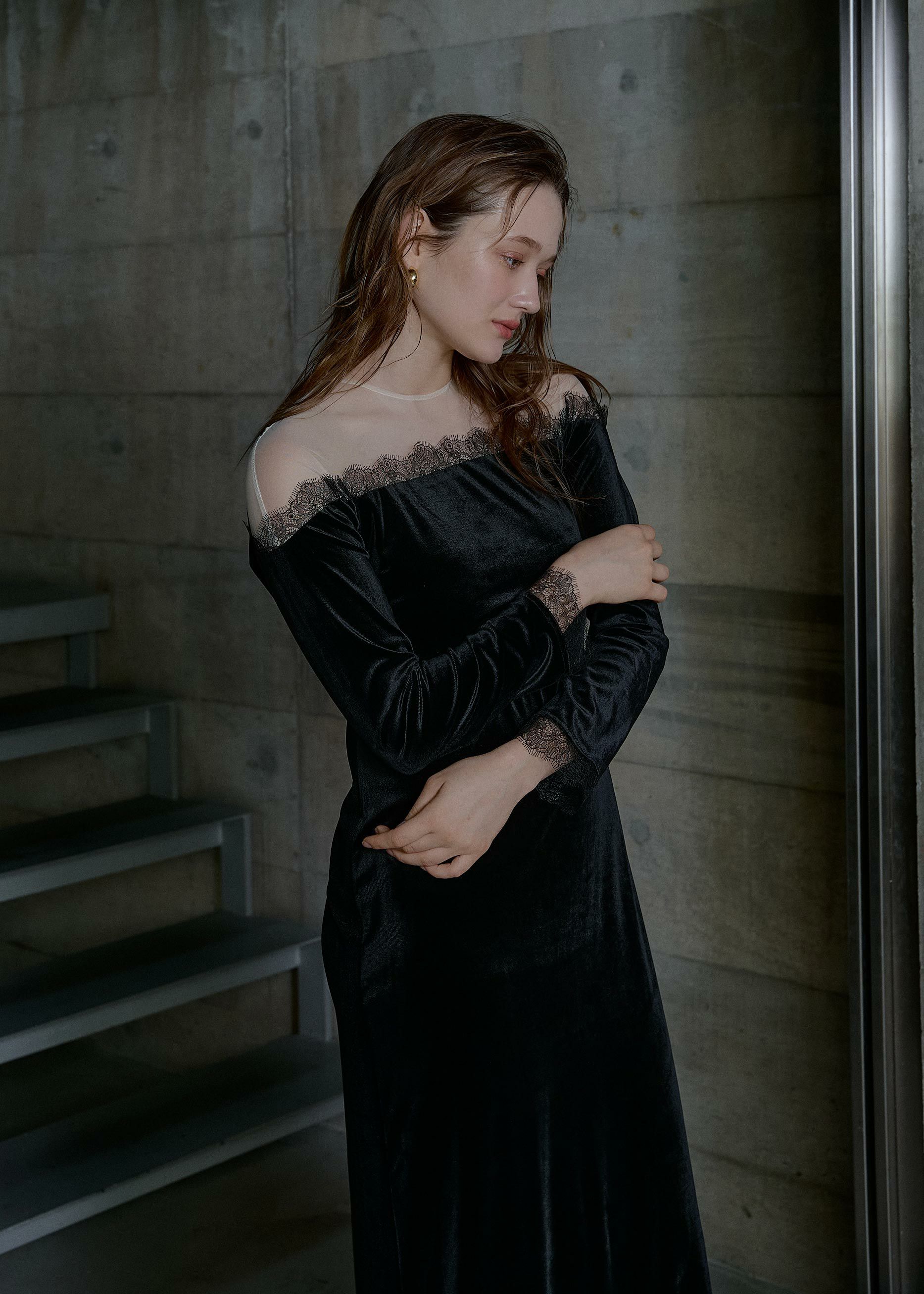 Ladylike velour dressのドレス|Dorry Doll / LE'RURE