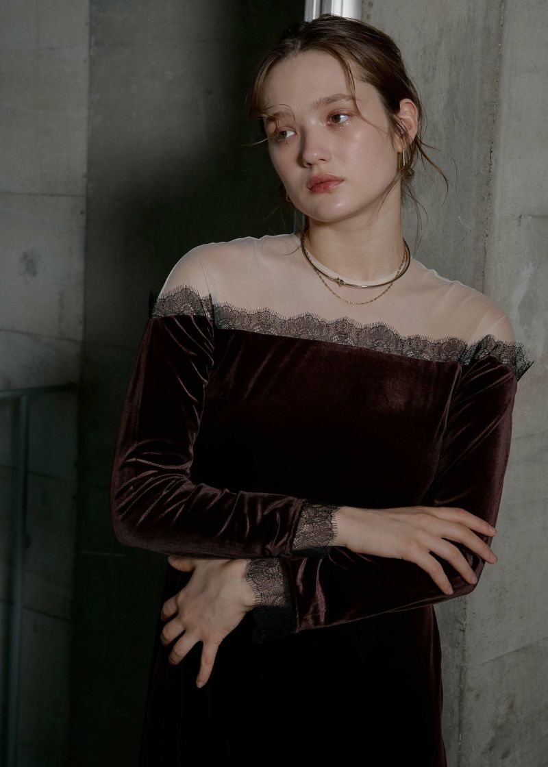 Ladylike velour dressのドレス|Dorry Doll / LE'RURE