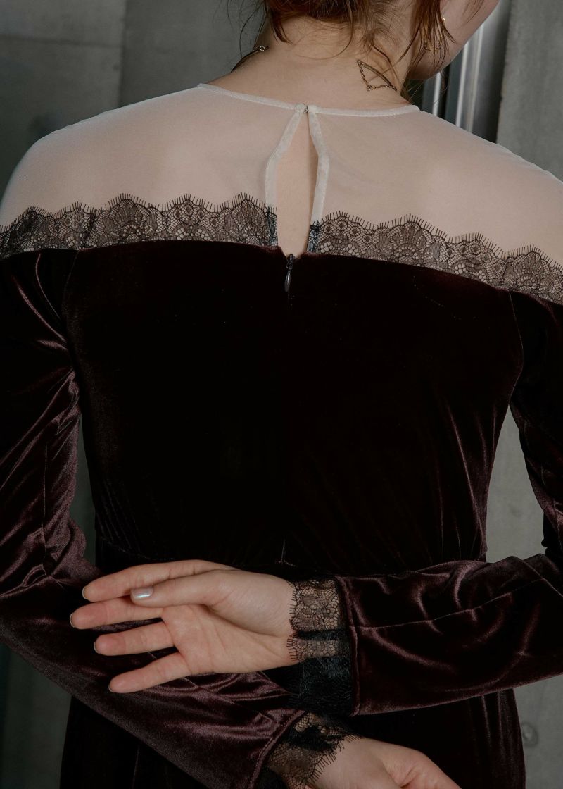 Ladylike velour dressのドレス|Dorry Doll / LE'RURE