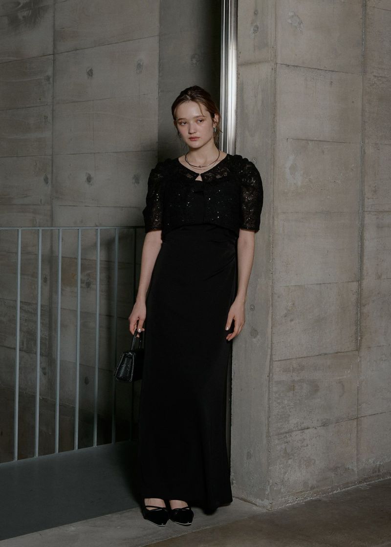 Lace bolero set drepe dressのドレス|Dorry Doll / LE'RURE