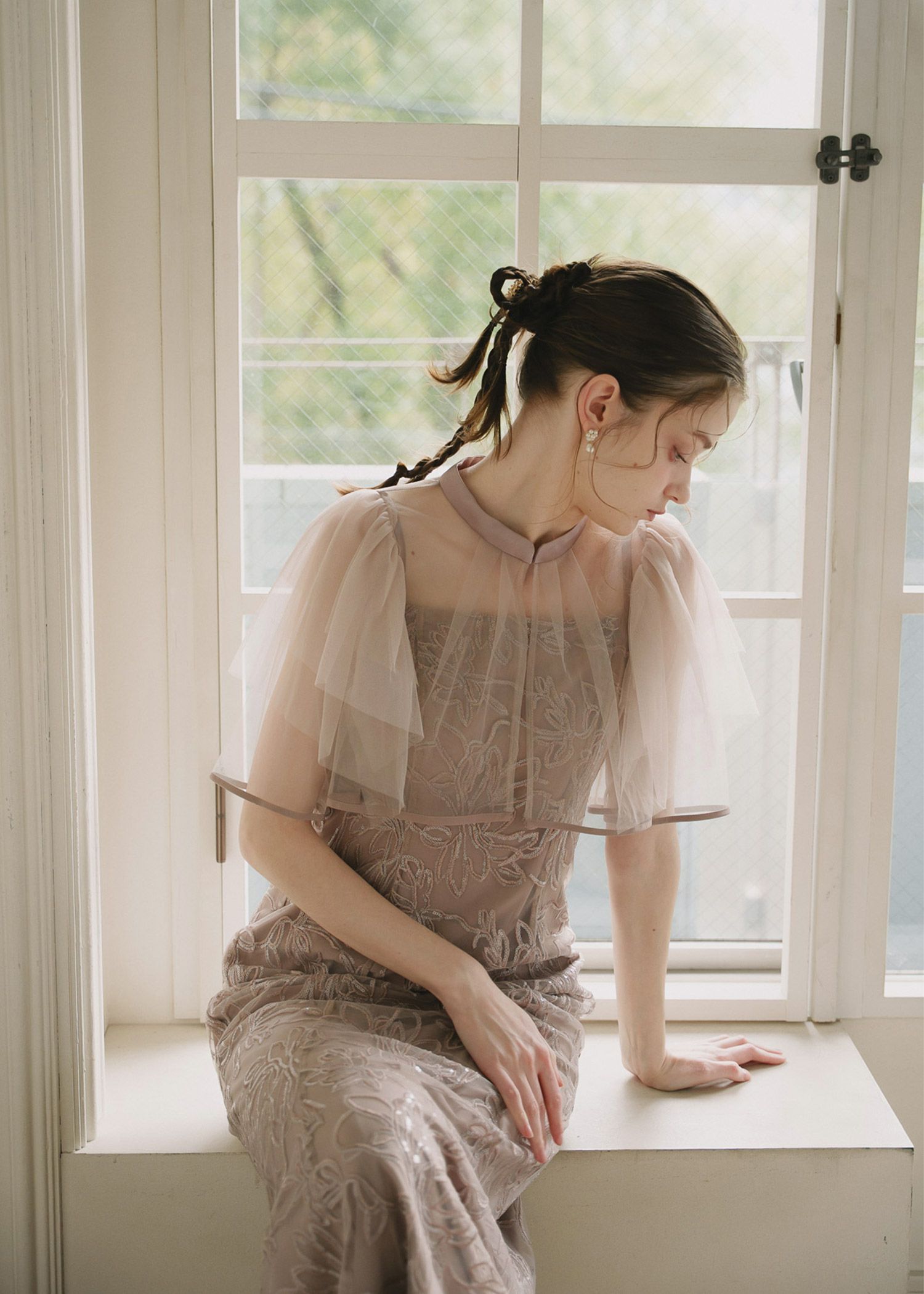 フラワーレースセットドレス|DorryDoll