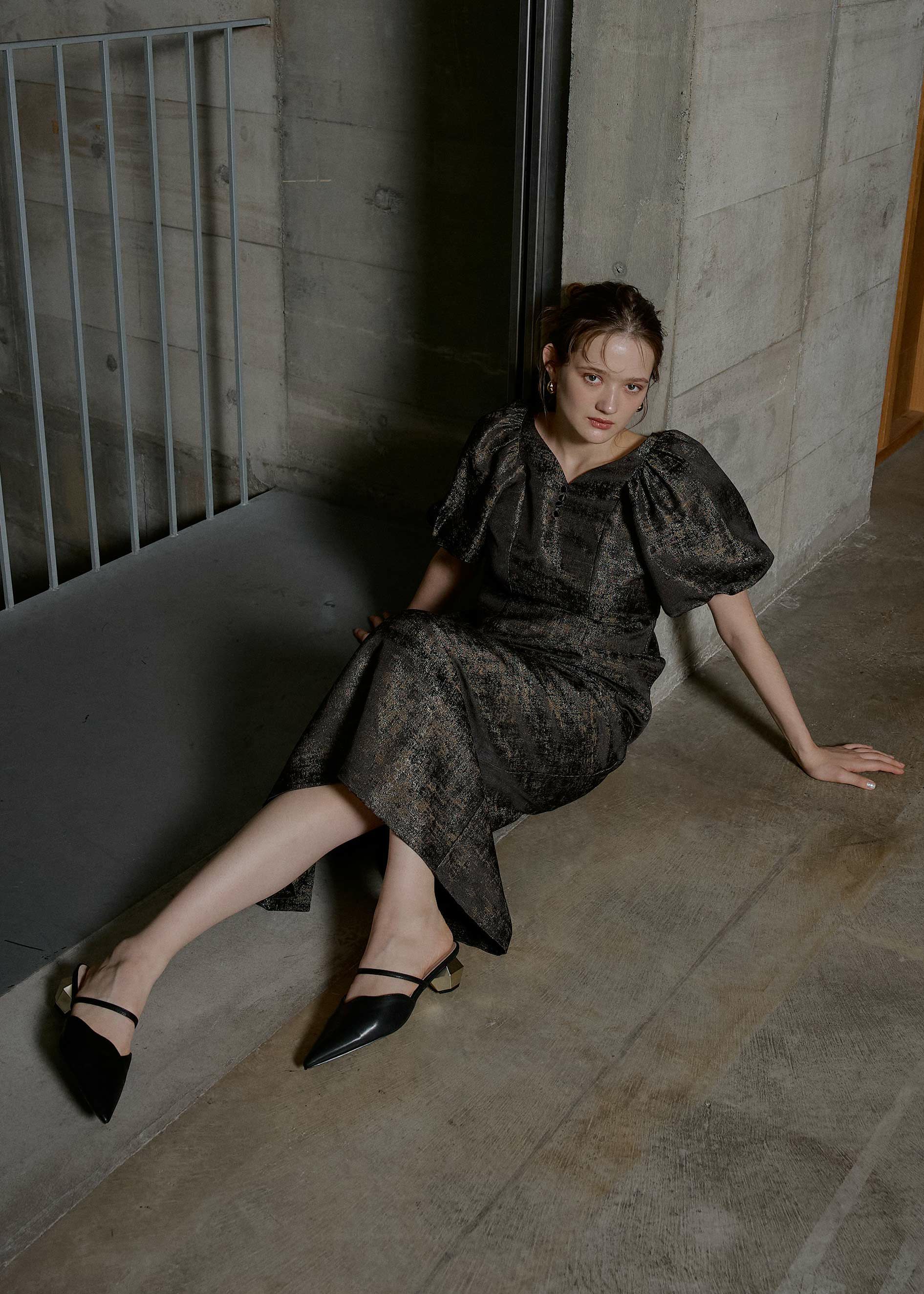 新品LE'RUREドレス Puffsleeve embroidery dress LE'RURE ドレス Puffsleeve embroidery dress : ZOZOTOWN Yahoo!店